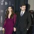 The famous goalkeeper Iker Casillas and his partner, the journalist Sara Carbonero, attended the Gala Dragones de Ouro in Oporto, Portugal, on November 30, 2015. Sara Carbonero, who is pregnant, is beginning to show her growing belly. The pair, together with other team mates of Iker, enjoyed the night, and close to each other all time, showed tender manners to each other. Photo by Look Press Agency/ABACAPRESS.COM01/12/2015 - Oporto
