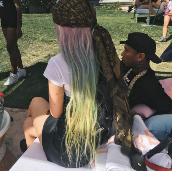 Kylie Jenner a publié une photo d'elle avec son petit ami Tyga sur sa page Instagram, le 18 avril 2016.