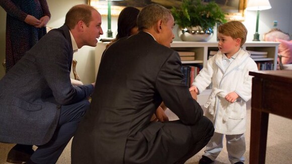 George de Cambridge "adorable" avec Barack Obama : Le vrai but du président...