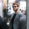 Liam Hemsworth participe à l'émission "Good Morning America" aux ABC Studios à New York, le 18 novembre 2015.