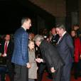 Le roi Felipe VI était venu accompagné de sa fille la princesse Leonor des Asturies au stade Vicente-Calderon le 27 avril 2016 pour la demi-finale aller de Ligue des Champions entre l'Atletico Madrid et le Bayern Munich.