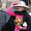 La reine Maxima des Pays-Bas lors de la Fête du Roi le 27 avril 2016 à Zwolle pour les 49 ans du roi Willem-Alexander des Pays-Bas.