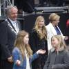 La princesse Ariane et la princesse Alexia des Pays-Bas lors de la Fête du Roi le 27 avril 2016 à Zwolle pour les 49 ans du roi Willem-Alexander des Pays-Bas.