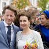 Le prince Pieter Christiaan et la princesse Anita d'Orange-Nassau - La famille royale des Pays-Bas lors du Kingsday à Zwolle. Le 27 avril 2016 27/04/2016 - Zwolle