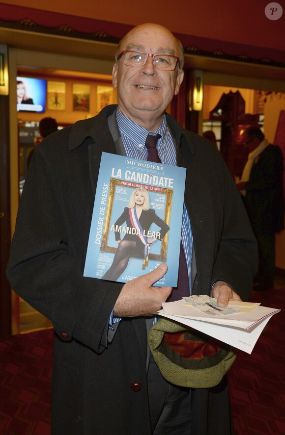 Exclusif - Guest - Députés et sénateurs à la pièce de théâtre "La Candidate" avec Amanda Lear à La Michodière à Paris. Le 27 avril 2016 © Coadic Guirec / Bestimage