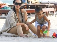 Kim Kardashian et North : Journée plage et mode, craquantes sous le soleil !