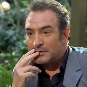 L'acteur Jean Dujardin parle de sa fille dans "50 mn Inside" sur TF1, le 30 avril 2016.