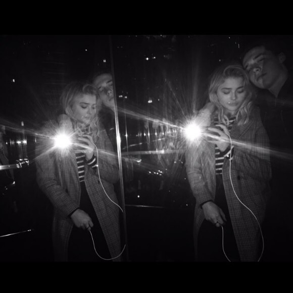 Brooklyn Beckham et Chloe Grace Moretz sur une photo publiée sur Instagram le 23 avril 2016.