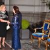 Guest - Le roi Carl Gustav et la reine Silvia de Suède accueillent les personnalités au concert en l'honneur du 70ème anniversaire du roi au Musée Nordic à Stockholm. Le 29 avril 2016