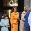 La princesse Désirée de Suède - Personnalités au Te Deum en l'honneur du 70ème anniversaire du roi Carl Gustav de Suède au palais royal à Stockholm. Le 30 avril 2016