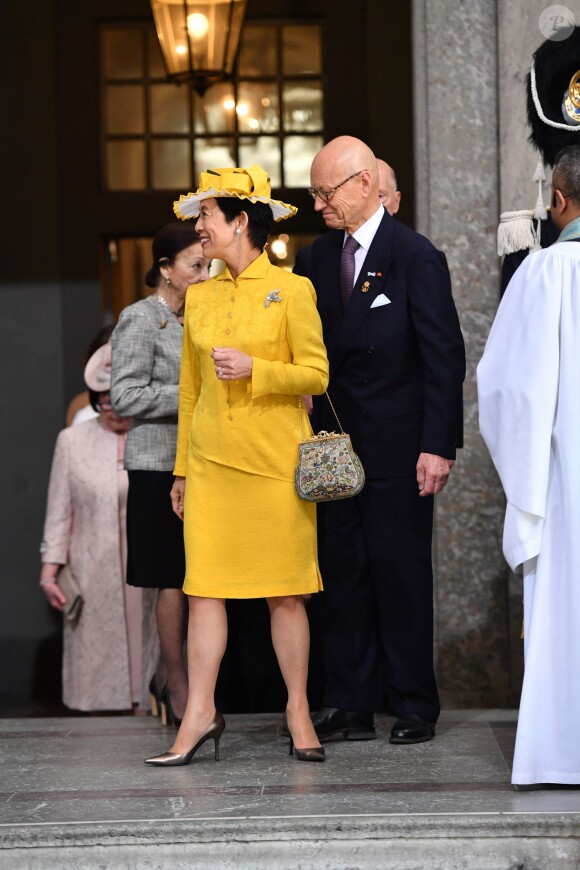 La princesse Takamado du Japon - Personnalités au Te Deum en l'honneur du 70ème anniversaire du roi Carl Gustav de Suède au palais royal à Stockholm. Le 30 avril 2016