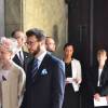 Victor Magnuson et sa femme Frida Bergström - Personnalités au Te Deum en l'honneur du 70ème anniversaire du roi Carl Gustav de Suède au palais royal à Stockholm. Le 30 avril 2016