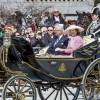 Le roi Carl Gustav et la reine Silvia de Suède - Cérémonie des forces armées suédoises pour le 70ème anniversaire du roi Carl Gustav de Suède dans la cour du palais royal à Stockholm. Le 30 avril 2016