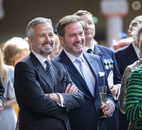 Ari Behn et Chris O'Neill - Cérémonie à l'hôtel de ville de Stockholm pour le 70ème anniversaire du roi Carl Gustav de Suède. Le 30 avril 2016
