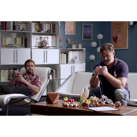 Ryan Gosling et Russell Crowe en thérapie de couple pour The Nice Guys.