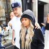 Kim Kardashian est allée déjeuner avec son frère Rob Kardashian et sa fiancée Blac Chyna à Beverly Hills, le 26 avril 2016