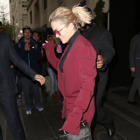 Rita Ora dans les rues de New York, le 2 mai 2016