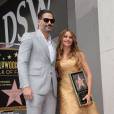 Sofia Vergara et Joe Manganiello - Sofia Vergara inaugure son étoile sur Hollywood boulevard à Los Angeles Le 07 mai 2015