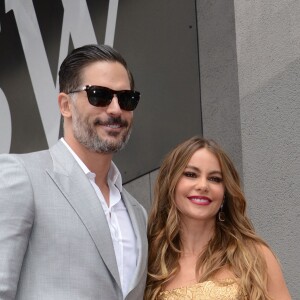 Sofia Vergara et Joe Manganiello - Sofia Vergara inaugure son étoile sur Hollywood boulevard à Los Angeles Le 07 mai 2015
