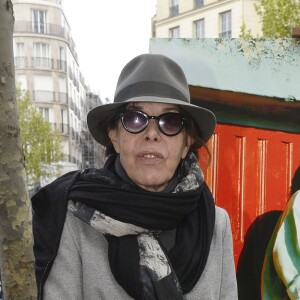 La chanteuse Dani à l'inauguration de la place Henri Salvador au 43, boulevard des Capucines à Paris le 3 mai 2016