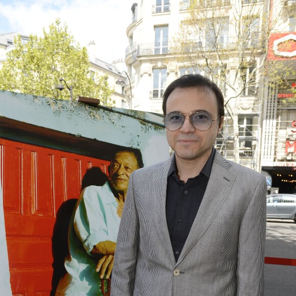 Bertrand Burgalat à l'inauguration de la place Henri Salvador au 43, boulevard des Capucines à Paris le 3 mai 2016