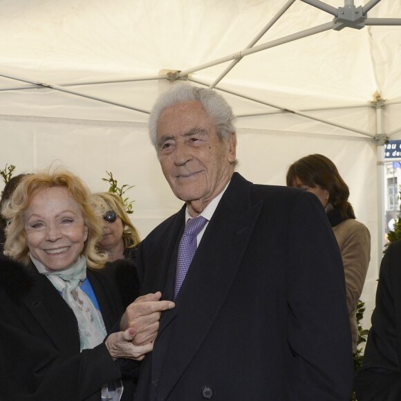 Isabelle Aubret à l'inauguration de la place Henri Salvador au 43, boulevard des Capucines à Paris le 3 mai 2016