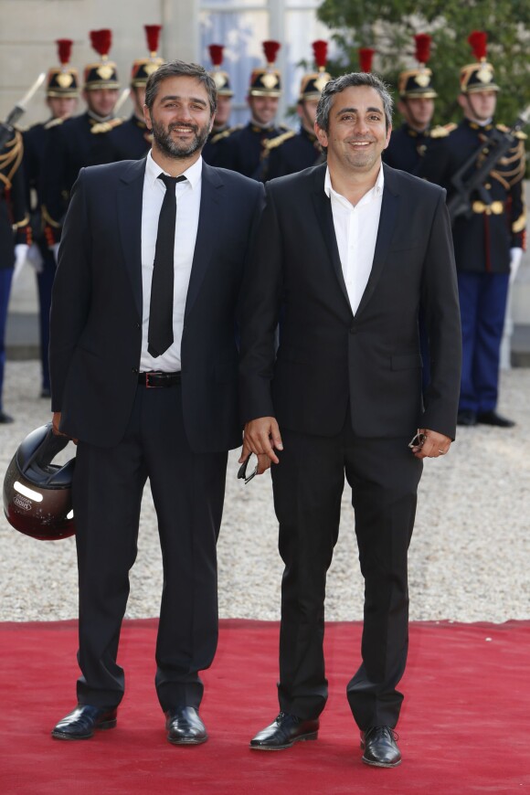 Olivier Nakache et Eric Toledano - Dîner d'état en l'honneur du couple royal d'Espagne offert par le président de la république au palais de l'Elysée à Paris. Le 2 juin 2015
