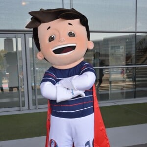 Super Victor - Journée Evasion 2016 "Bleu Blanc Rouge" au Stade de France, Saint-Denis, en présence de Super Victor, la mascotte officielle de l'euro 2016 - Le 4 mai 2016 © Veeren / Bestimage