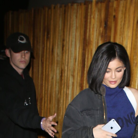 Kylie Jenner arrive au club The Nice Guy pour l'afterparty du concert de Rihanna, le 4 mai 2016
