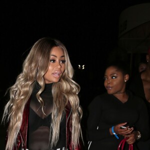 Blac Chyna arrive au concert de Rihanna à Los Angeles, le 3 mai 2016