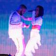 Rihanna et Drake aux BRIT Awards 2016 à l'O2 Arena à Londres, le 24 février 2016