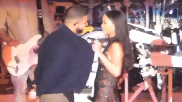 Drake et Rihanna en concert à Inglewood le 4 mai 2016.