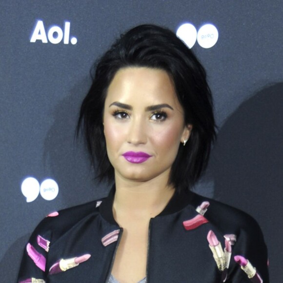 Demi Lovato lors de la soirée "AOL Newfront 2016" à New York, le 3 mai 2016. © Future-Image via ZUMA Press/Bestimage