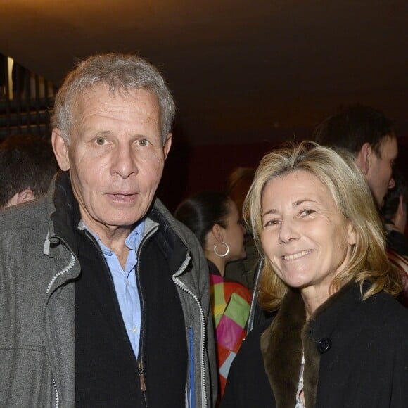 Patrick Poivre d'Arvor et Claire Chazal - People à la générale de la pièce "Garde Alternée" au théâtre des Mathurins avec Patrick Poivre d'Arvor, Alexandra Kazan et David Brécourt à Paris le 6 mars 2016. © Coadic Guirec/Bestimage