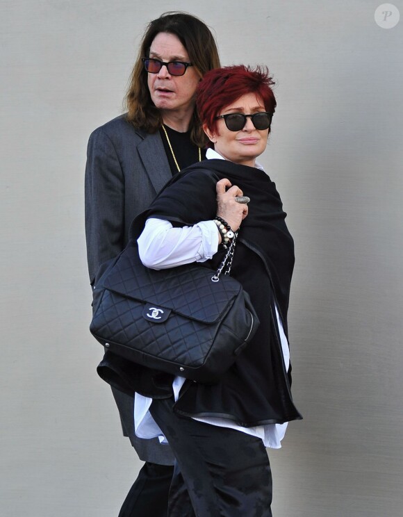 Sharon et Ozzy Osbourne à Los Angeles le 1er février 2015