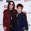 Sharon et Ozzy Osbourne à la soirée "Elton John AIDS Foundation Oscar Party" 2015 à West Hollywood, le 22 février 2015