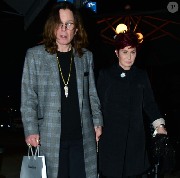 Sharon et Ozzy Osbourne à Beverly Hills, le 4 mars 2015