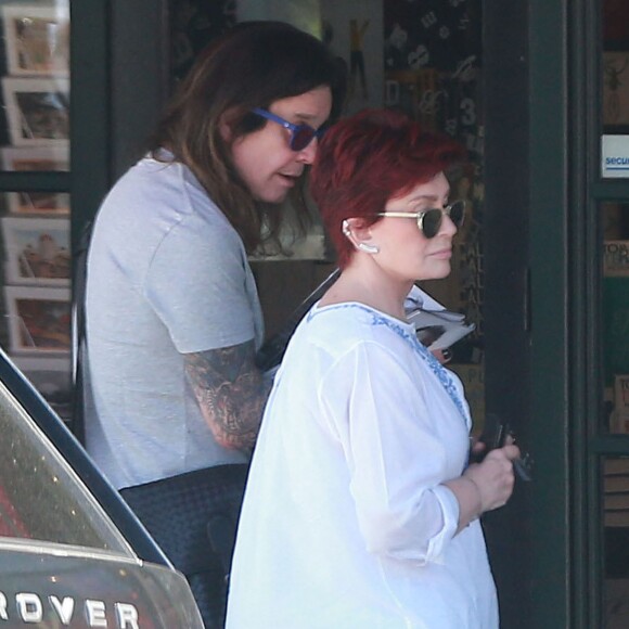 Sharon et Ozzy Osbourne à West Hollywood, le 26 juillet 2015