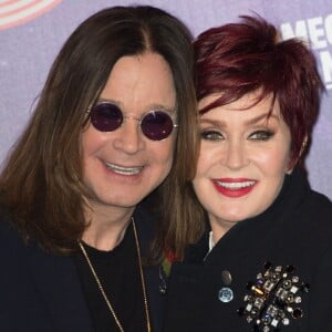 Ozzy et Sharon Osbourne aux MTV Europe Music Awards 2014 à "The Hydro" le 9 Novembre 2014 à Glasgow, Ecosse