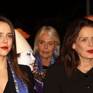 Pauline Ducruet et sa mère la princesse Stéphanie de Monaco à la soirée de remise de prix du 39ème Festival International du Cirque de Monte-Carlo au chapiteau de Fontvieille à Monaco, le 20 janvier 2015