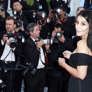 Leïla Bekhti dans une robe Alexandre Vauthier Haute Couture - Montée des marches du film "Café Society" pour l'ouverture du 69ème Festival International du Film de Cannes. Le 11 mai 2016. © Borde-Jacovides-Moreau/Bestimage