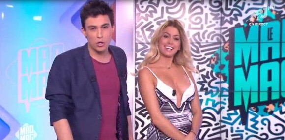 Mélanie des "Anges 8" sexy et décolletée dans le "Mad Mag" du 12 mai 2016