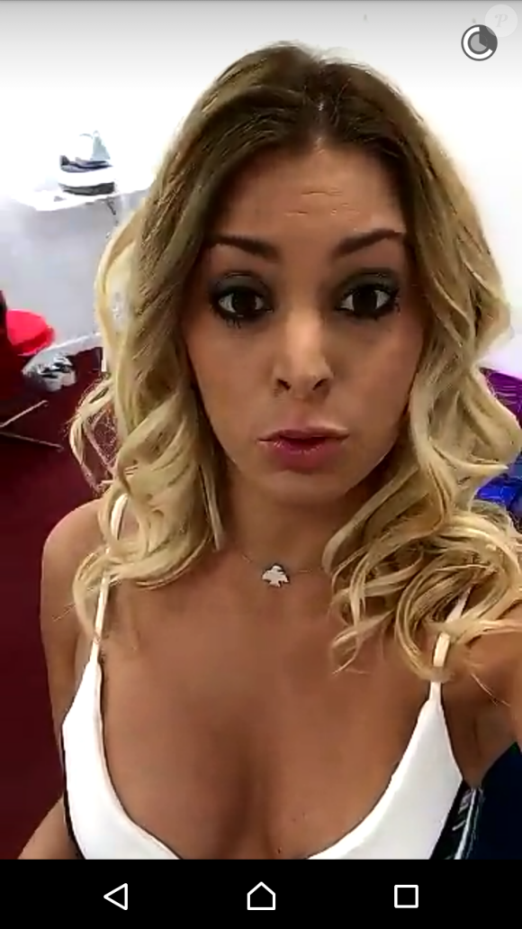 Mélanie des "Anges 8" sur Snapchat, le 12 mai 2016