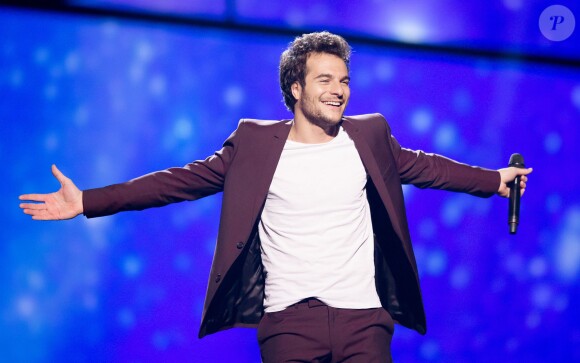 Amir Haddad lors des répétitions du concours de l'Eurovision à Stockholm, en Suède, le 8 mai 2016.