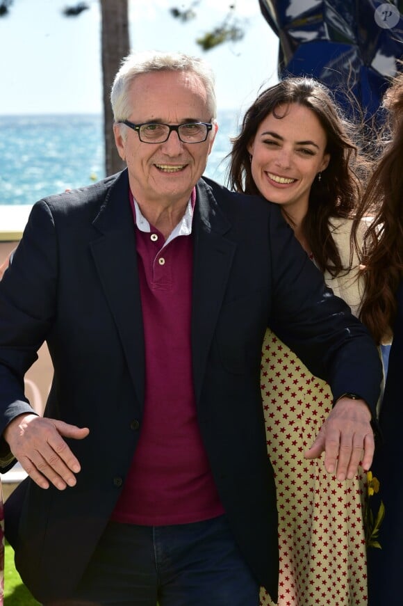 Marco Bellochio et Bérénice Béjo - Photocall du film "Fais de beaux rêves" sur la terrasse de la Suite Sandra & Co lors du 69ème Festival International du Film de Cannes. Le 12 mai 2016