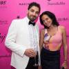 Emilio Aniba et Sandra Zeitoun de Matteis à la Suite Sandra & Co lors du 69ème Festival International du Film de Cannes. Le 12 mai 2016