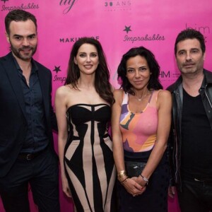 Sandra Zeitoun de Matteis Frédérique Bel, guest et Richard Orlinski à la Suite Sandra & Co lors du 69ème Festival International du Film de Cannes. Le 12 mai 2016