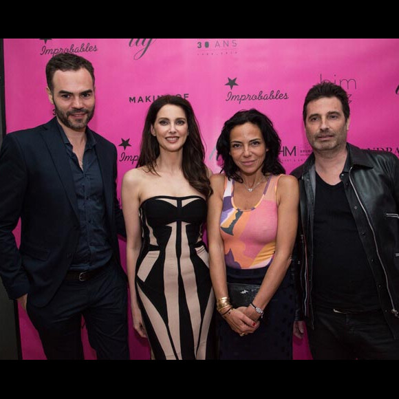 Sandra Zeitoun de Matteis Frédérique Bel, guest et Richard Orlinski à la Suite Sandra & Co lors du 69ème Festival International du Film de Cannes. Le 12 mai 2016