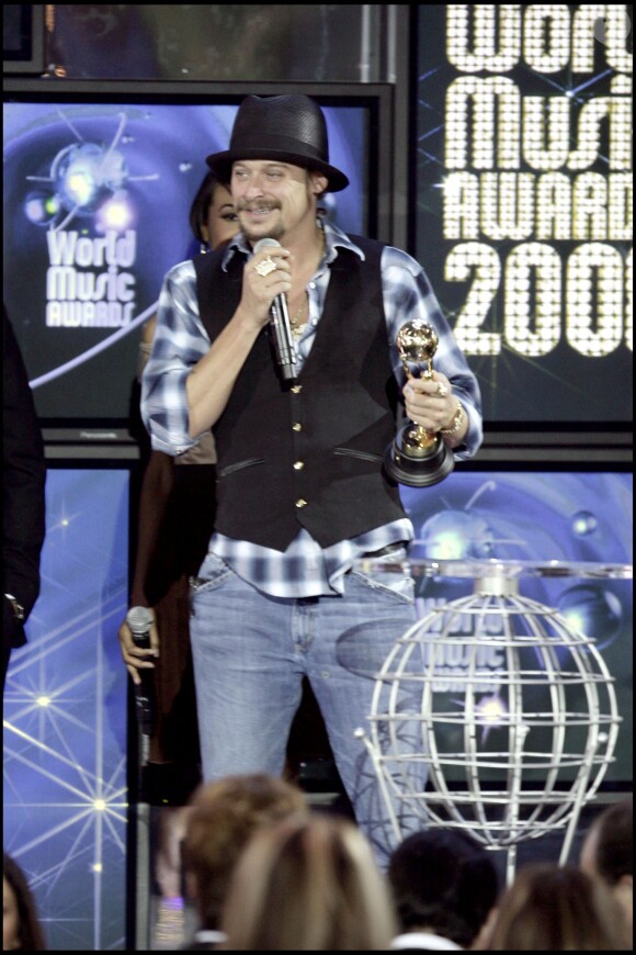 Kid Rock à la 20e édition des World Music Awards 2008 au Sporting Club de Monaco
