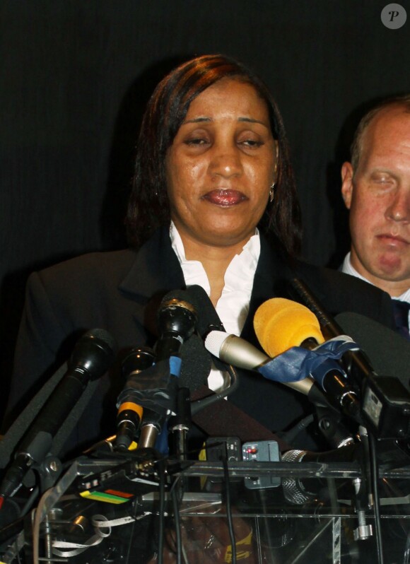 Nafissatou Diallo, en conférence de presse à New York, le 8 août 2011